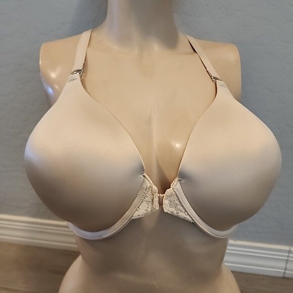 Maidenform Bra 40DDD Nude Underwire Lined Front Closure 07112 - Picture 1 of 3